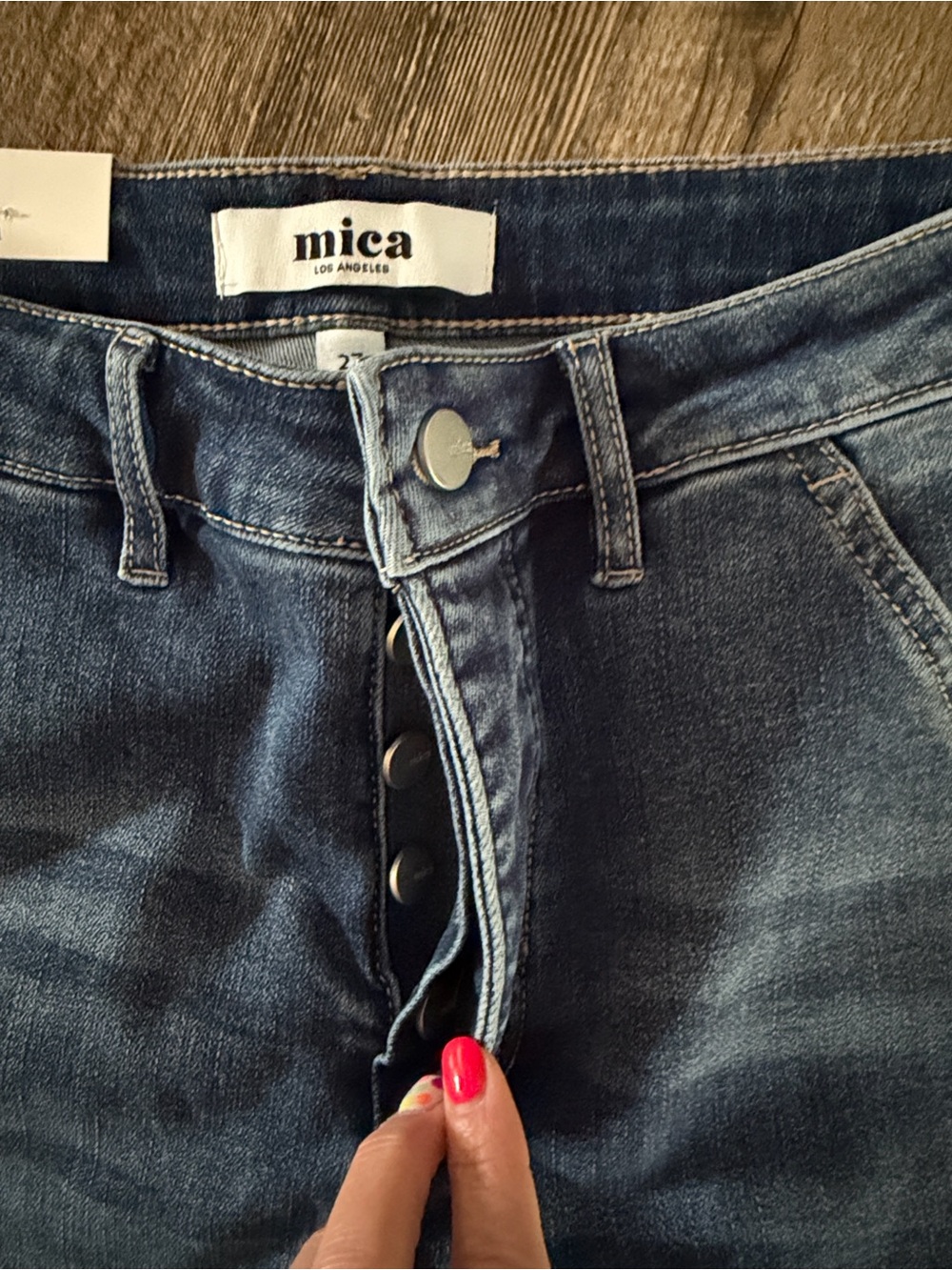 Mica Wide-Leg jeans 5/27 NWT - Picture 4 of 4